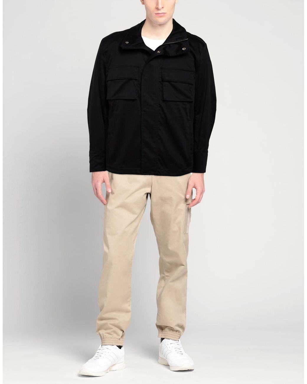 Dondup Black Jacket Cotton for men