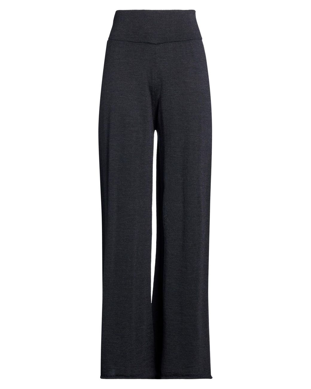 Alpha Studio Blue Charcoal Pants Virgin Wool