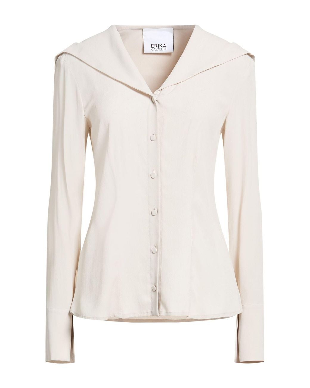 Erika Cavallini Semi Couture Natural Shirt