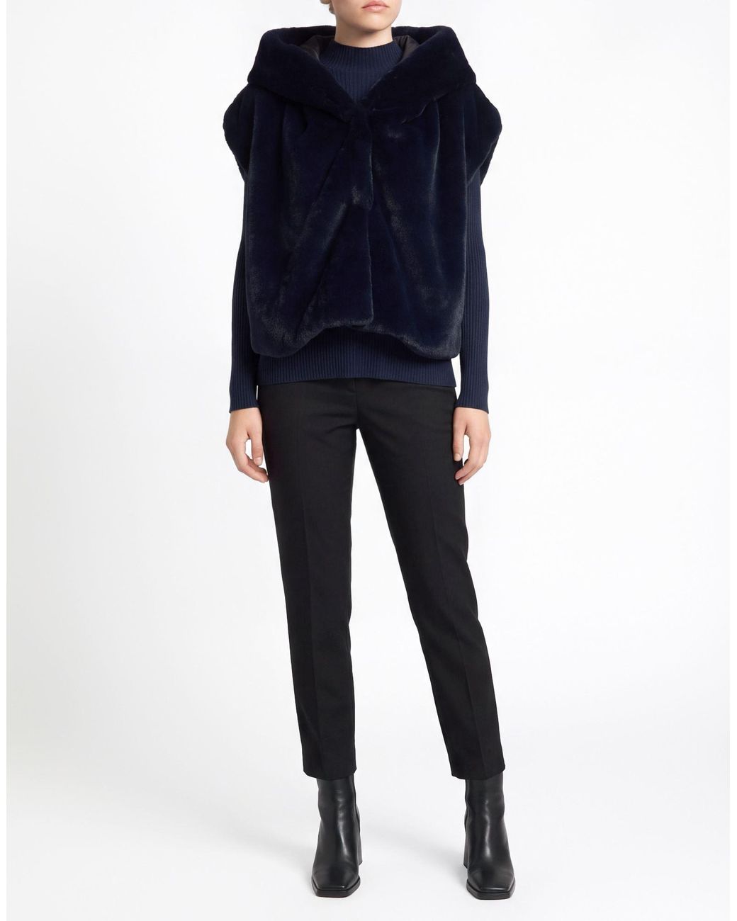 Shirtaporter Blue Shearling & Teddy