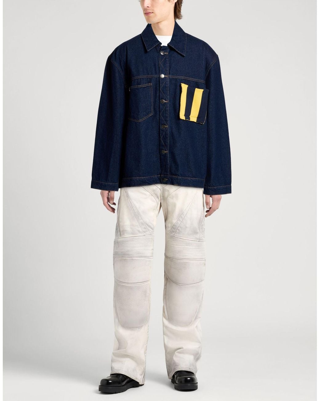 Charles Jeffrey Blue Denim Outerwear Cotton for men