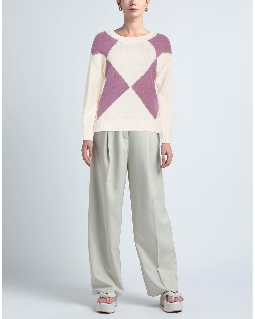 N.O.W. ANDREA ROSATI CASHMERE Pink Sweater