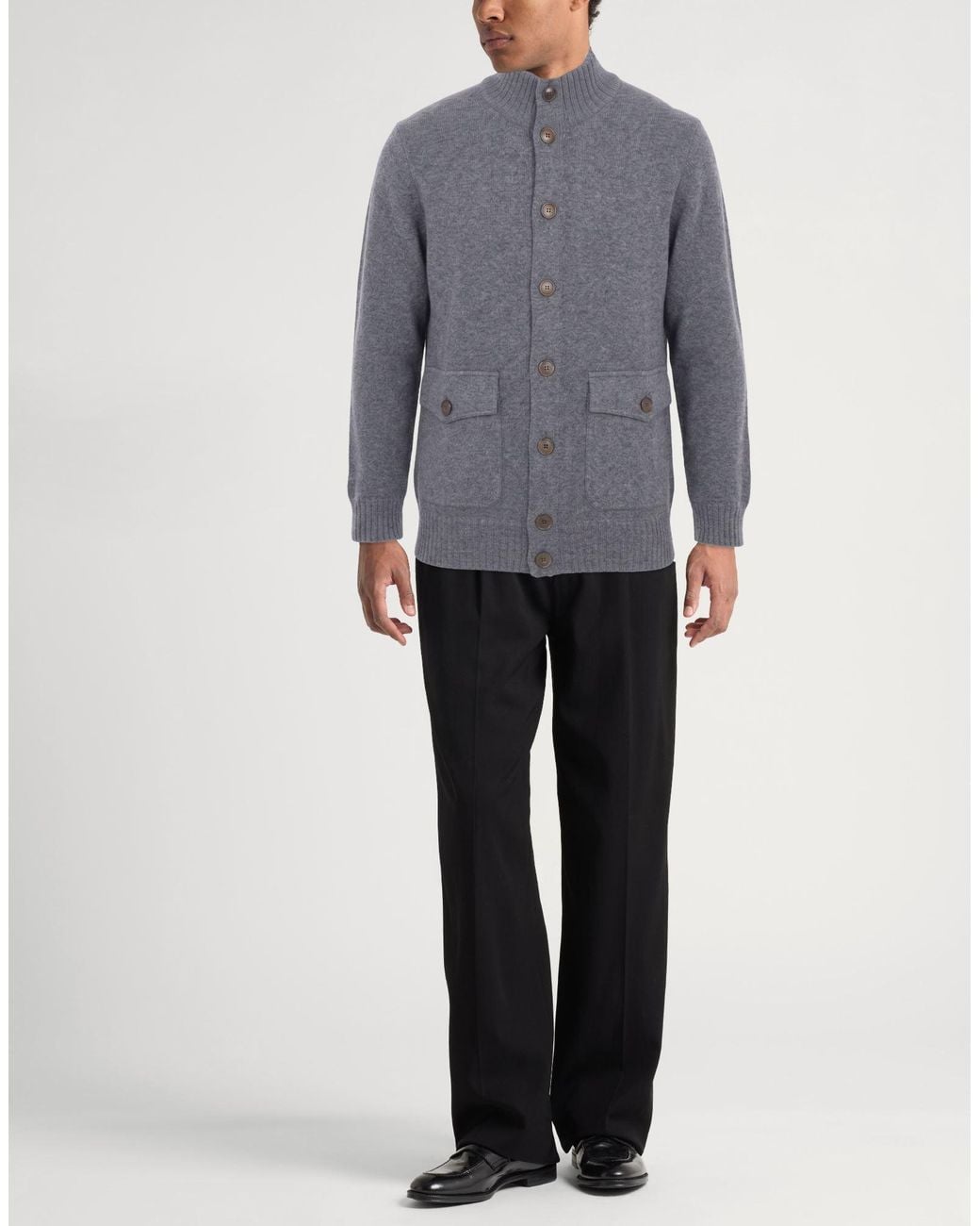 Barba Napoli Blue Cardigan for men