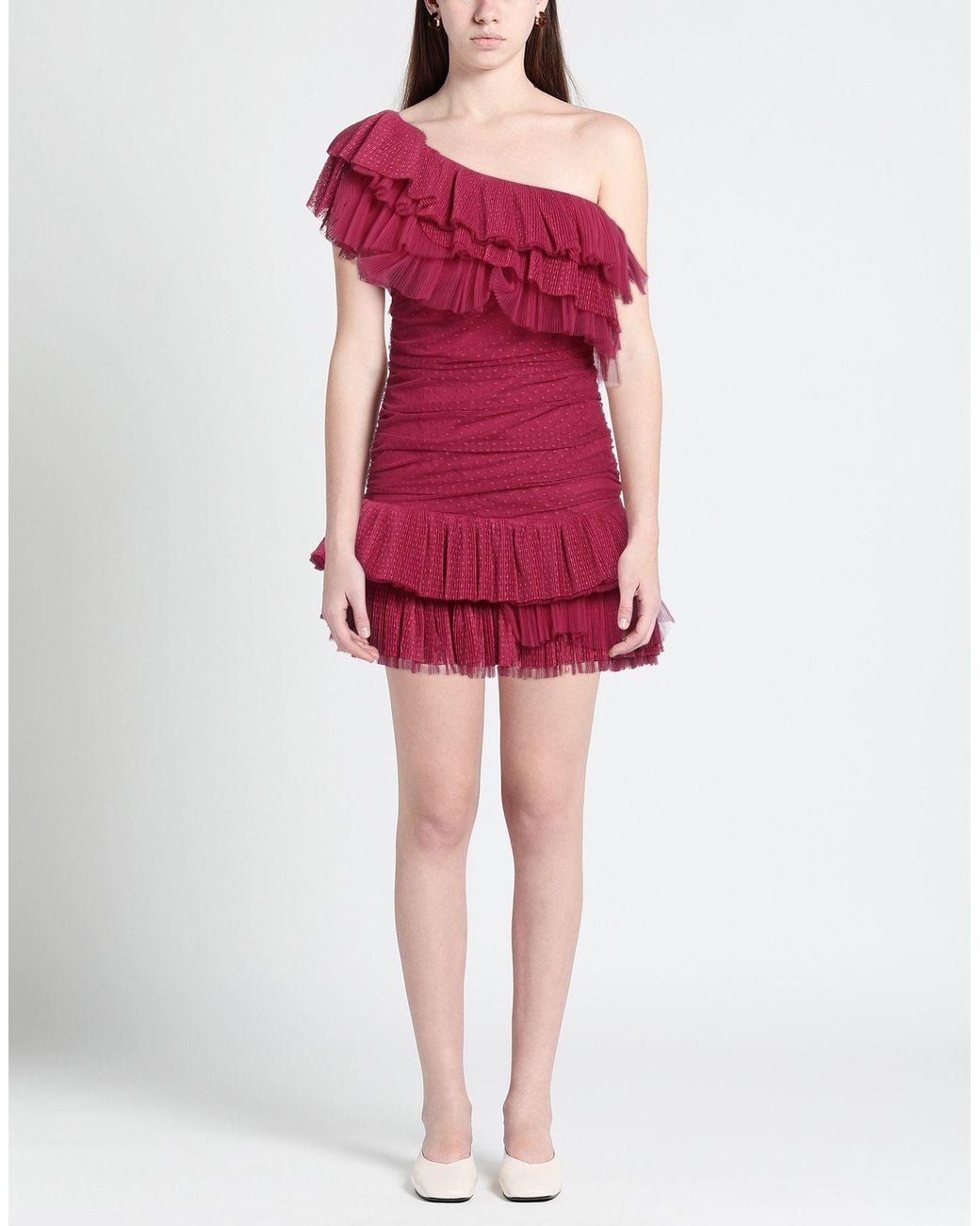 SIMONA CORSELLINI Red Mini Dress