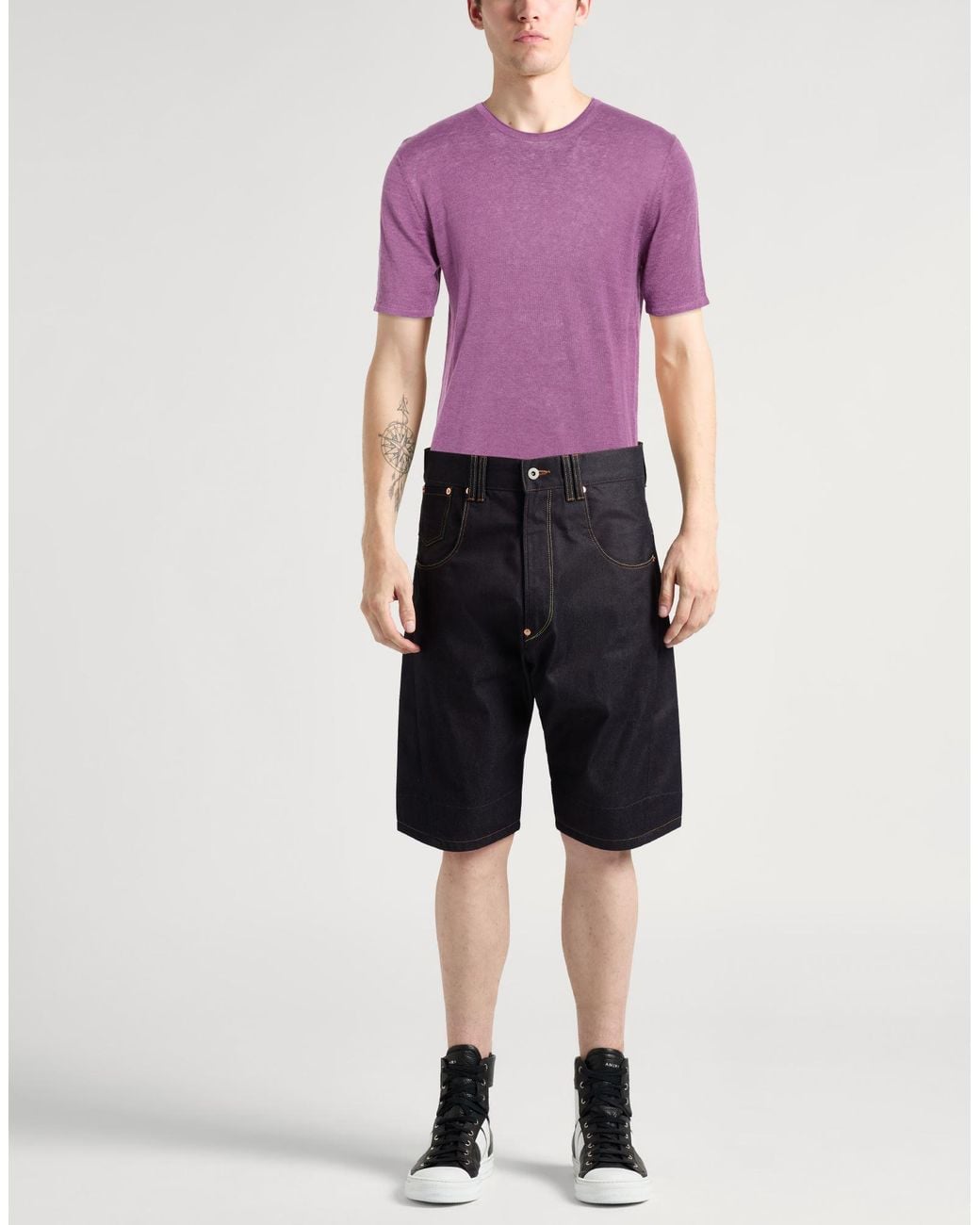 Pullover Roberto Collina de hombre de color Purple