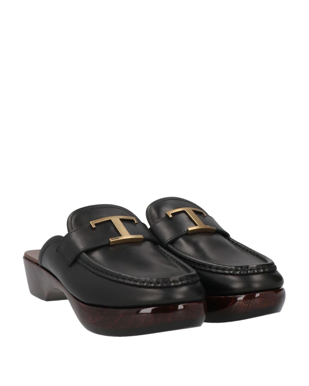 Tod's Black Mules & Clogs