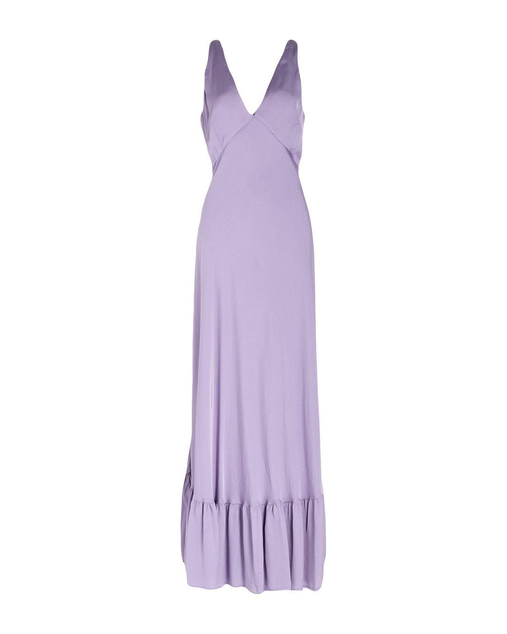 Twinset Purple Maxi Dress Viscose