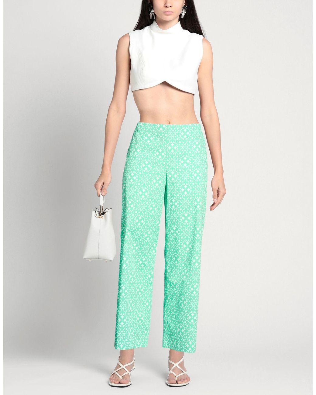 Niu Green Pants Cotton, Elastane