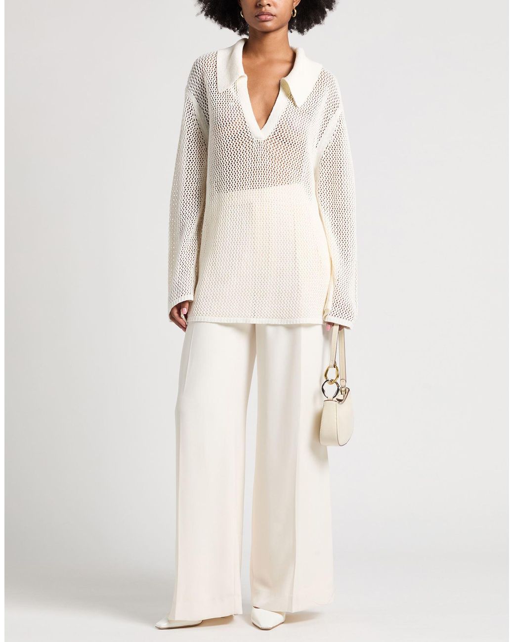 House of Dagmar White Sweaters