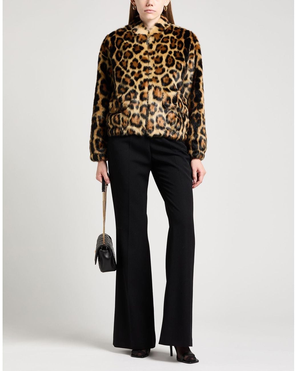 Liviana Conti Brown Shearling & Teddy