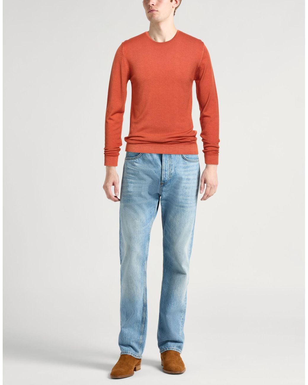Daniele Fiesoli Orange Sweaters for men