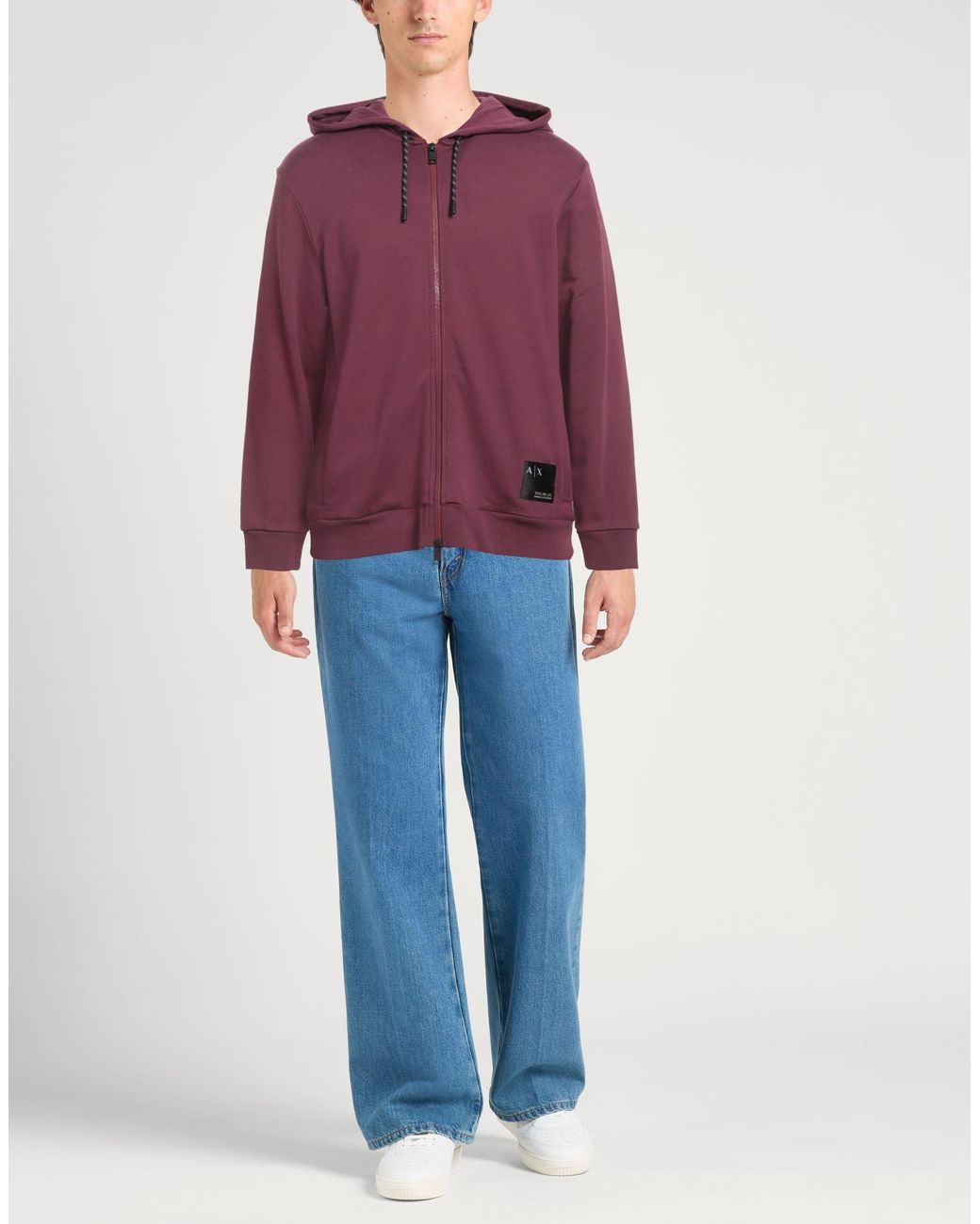 ARMANI EXCHANGE Purple Sweatshirt for men