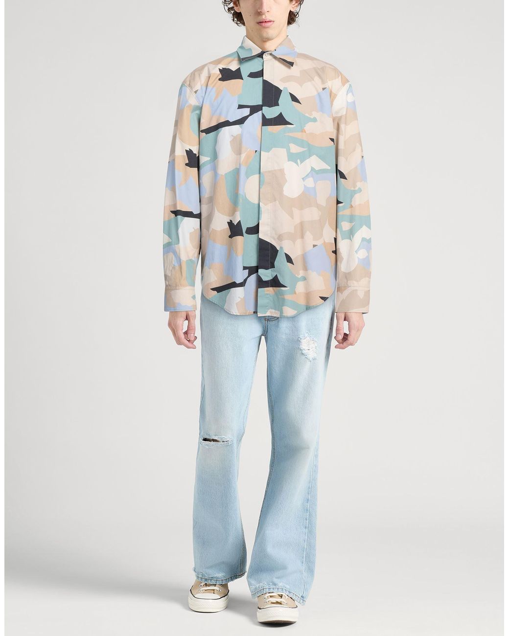 MSGM Blue Shirt for men