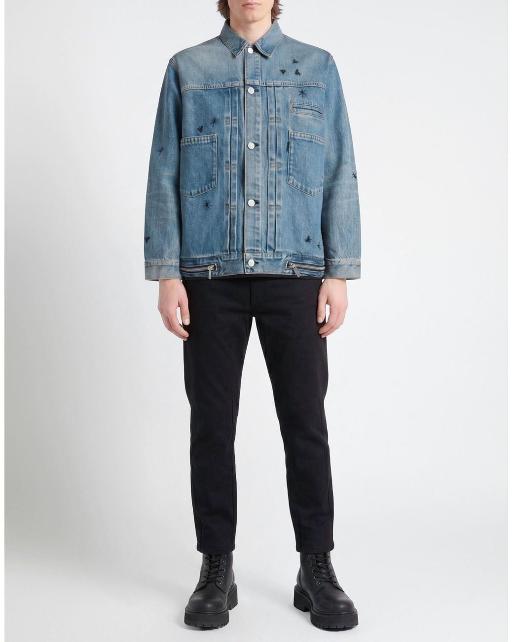 Undercover Blue Denim Outerwear for men