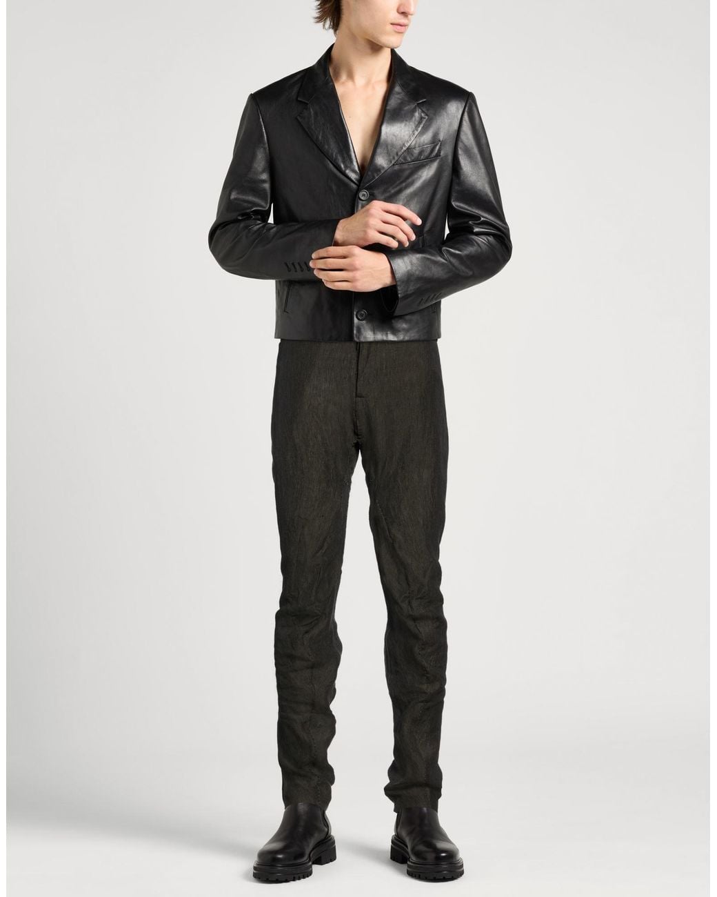 Masnada Gray Pants for men