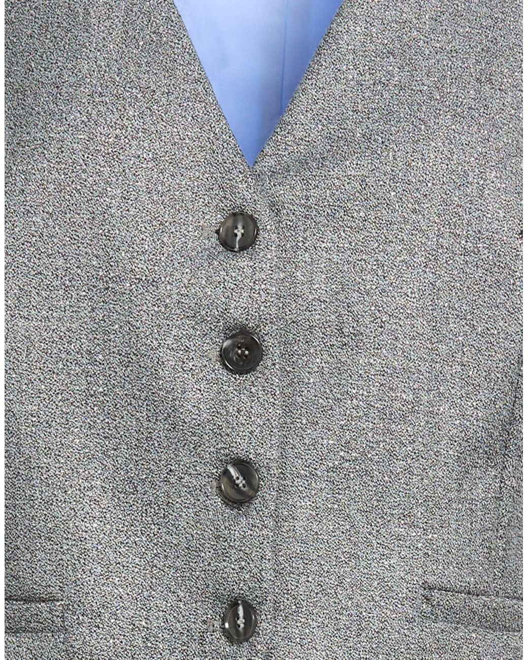 Dixie Blue Tailored Vest Polyester, Viscose, Elastane