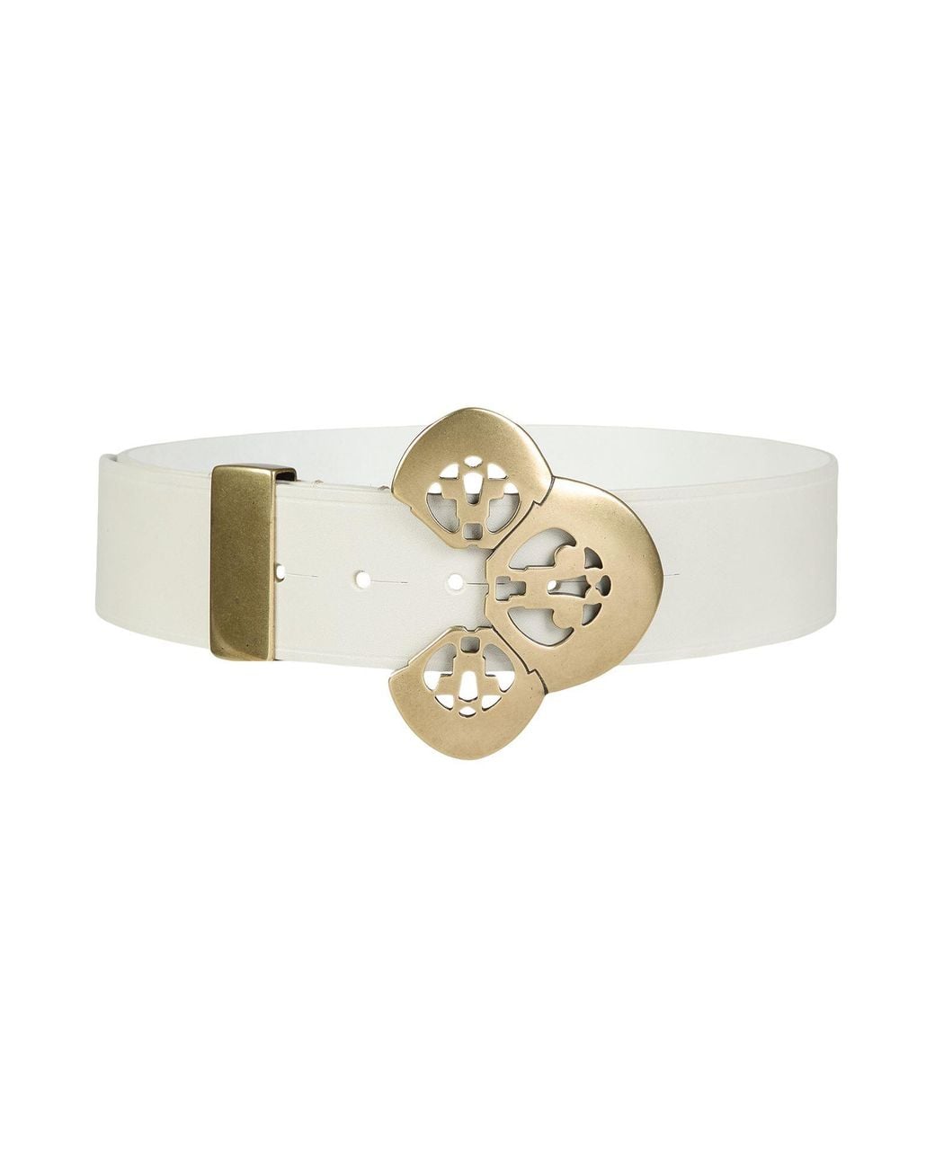Isabel Marant White Belt Cow Leather, Zamak