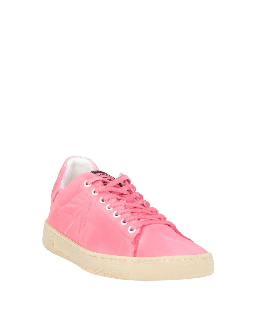 Elena Iachi Pink Sneakers Leather, Textile Fibers