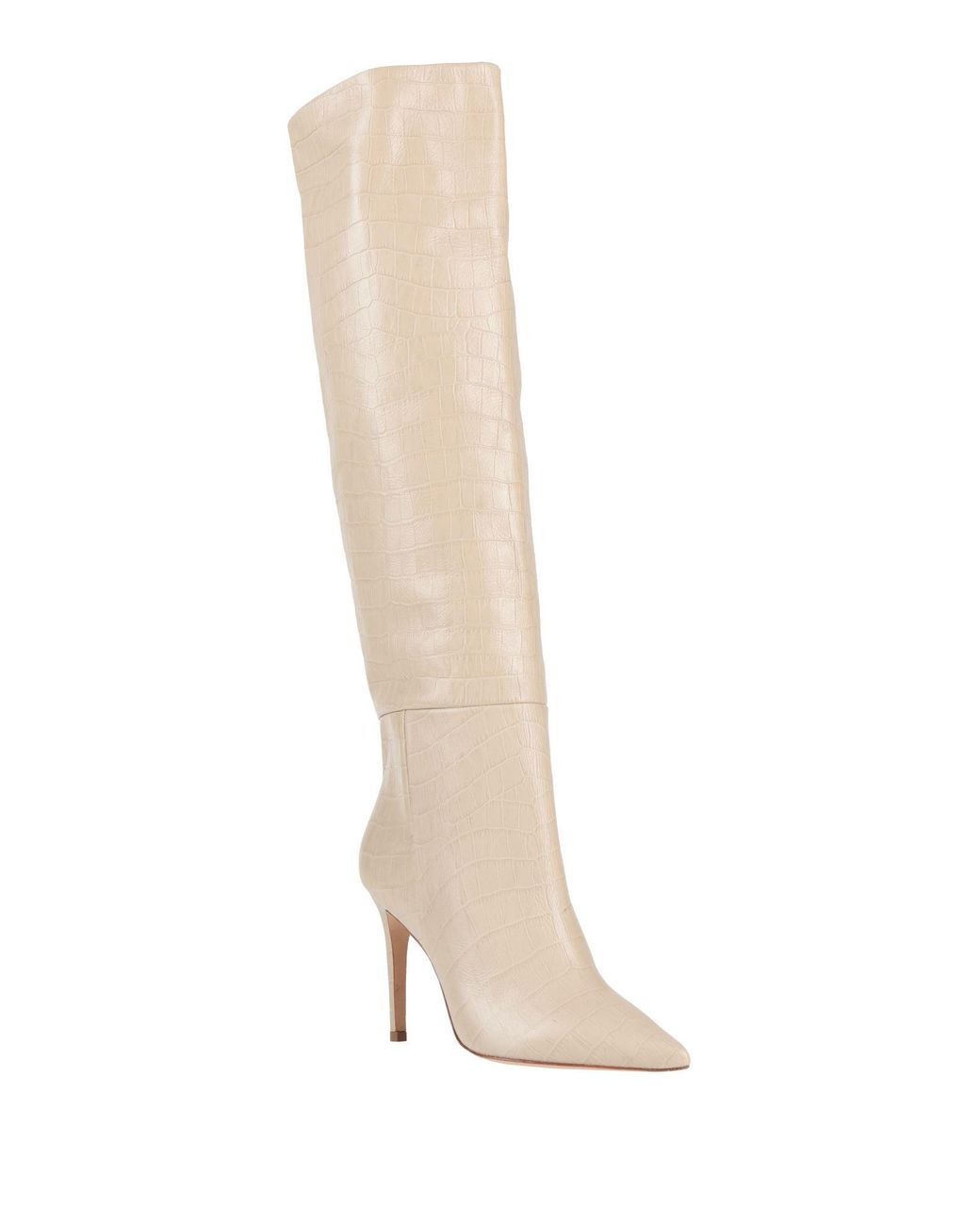 Vicenza White Boot Leather