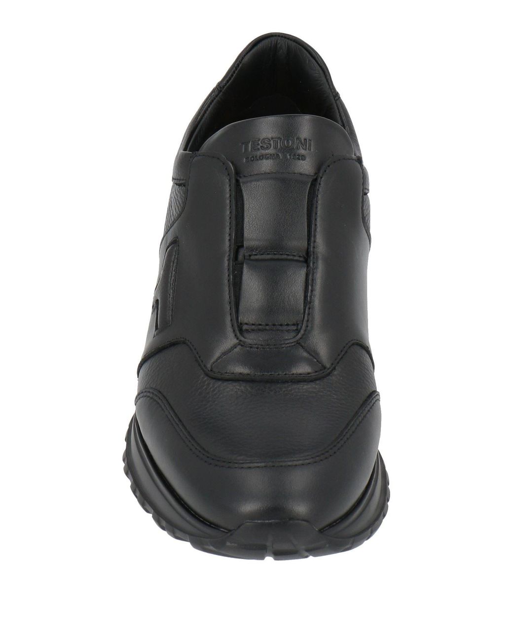 Testoni Black Trainers for men