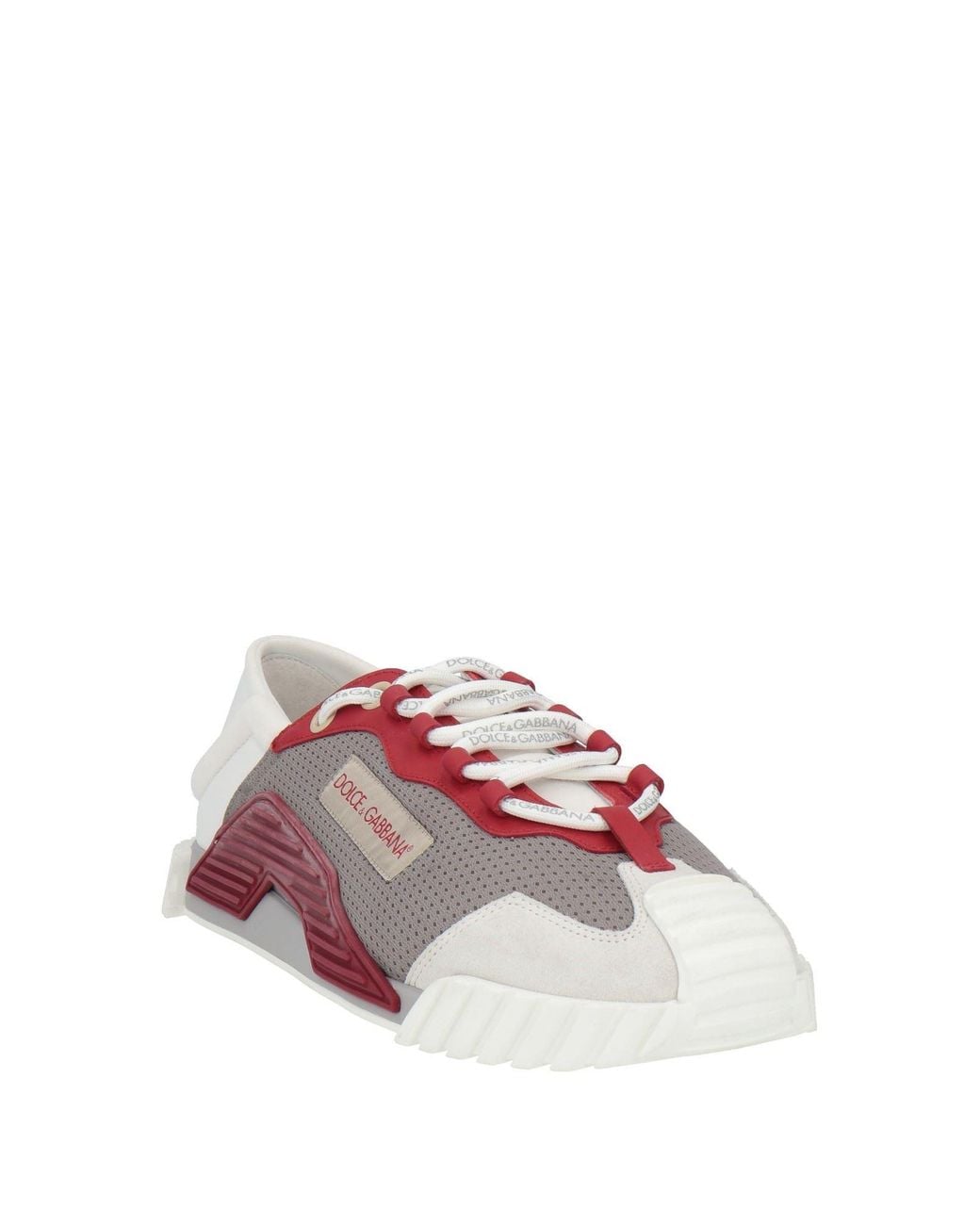 Dolce & Gabbana Pink Sneakers Leather, Lycra for men