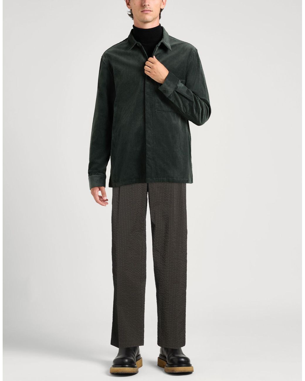 Maison Kitsuné Gray Trouser for men