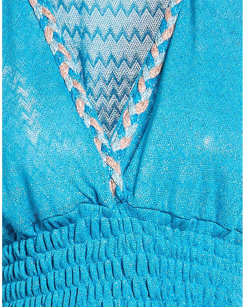 PHO® Firenze Blue Top Viscose, Polyester, Polyamide
