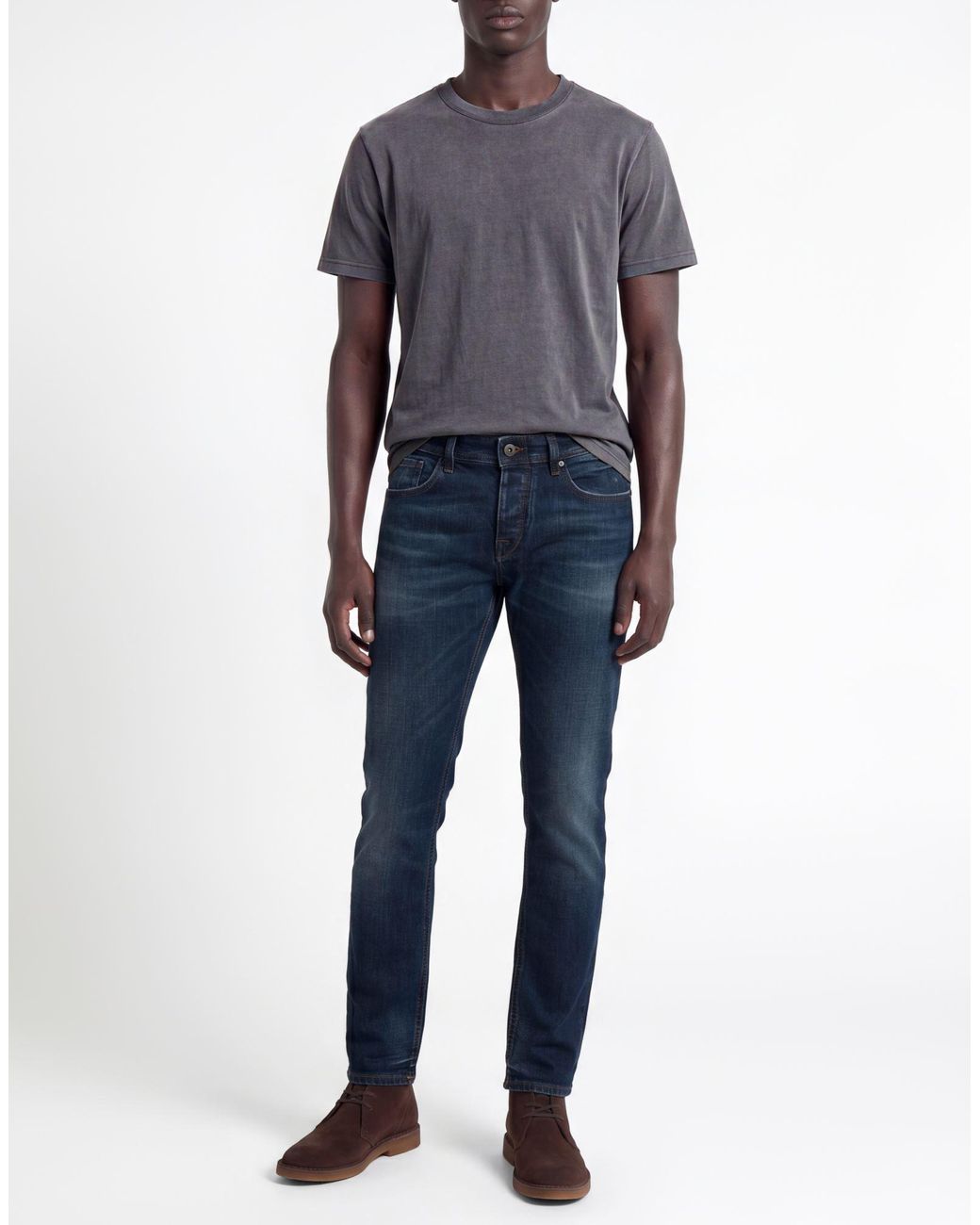 B-used Blue Jeans Cotton, Elastane for men