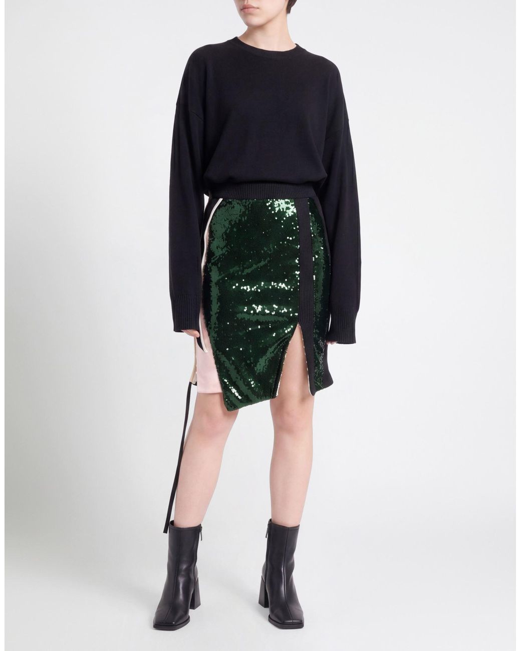 OTTOLINGER Green Mini Skirt