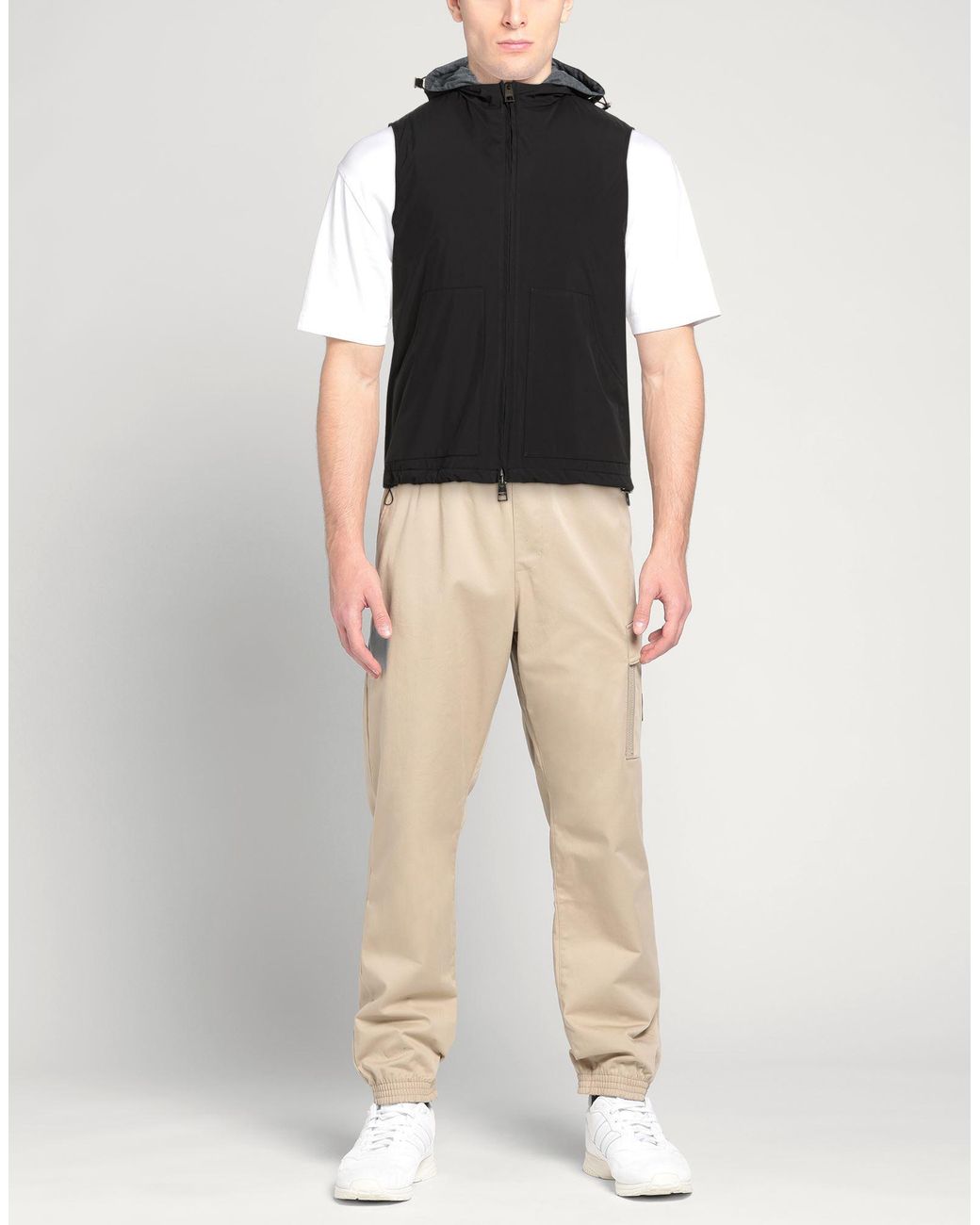 Luigi Borrelli Napoli Black Vest Polyamide, Elastane for men
