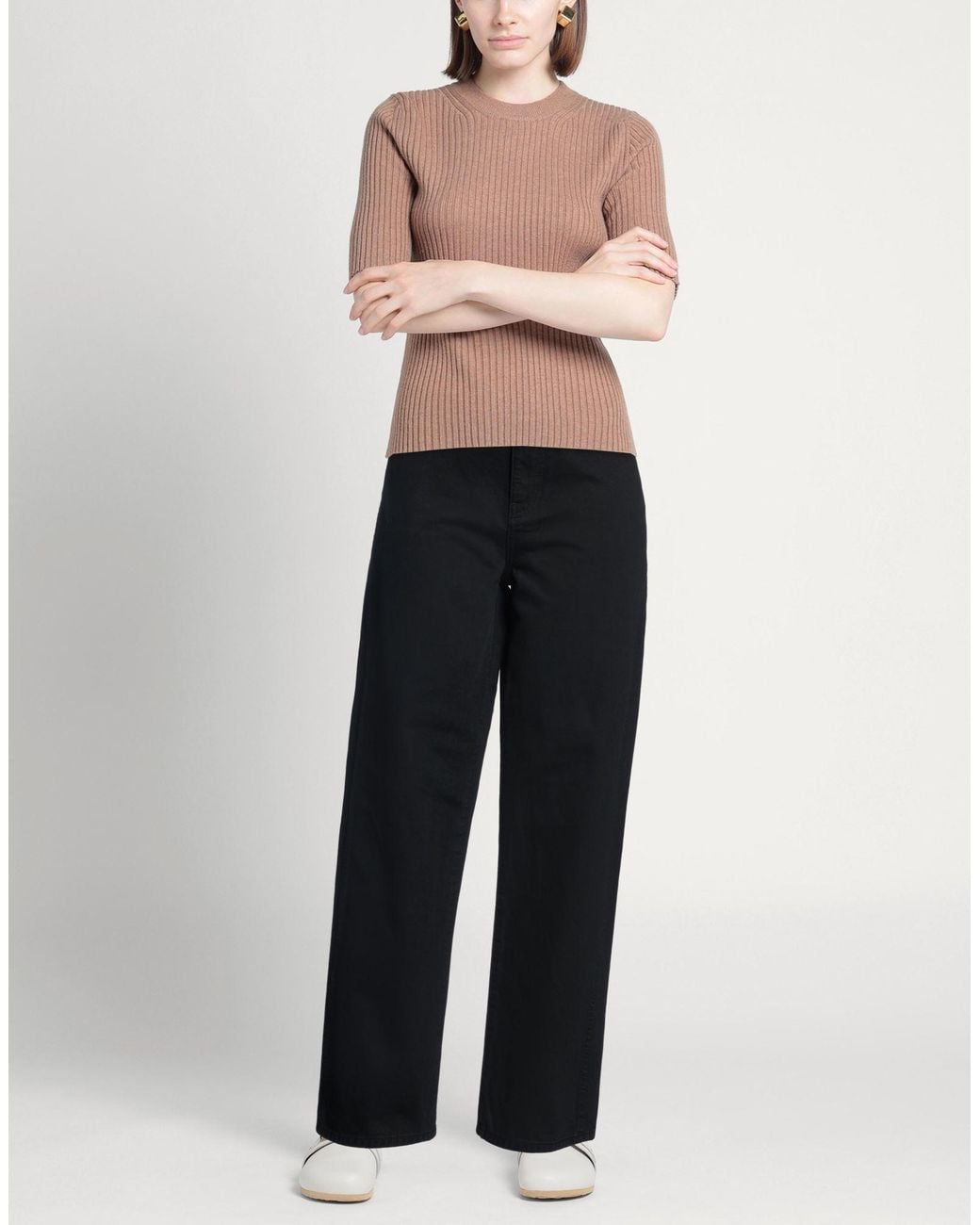 Khaite Black Jeans Cotton