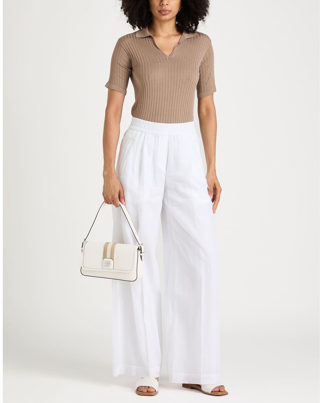 Brunello Cucinelli White Pants Cotton