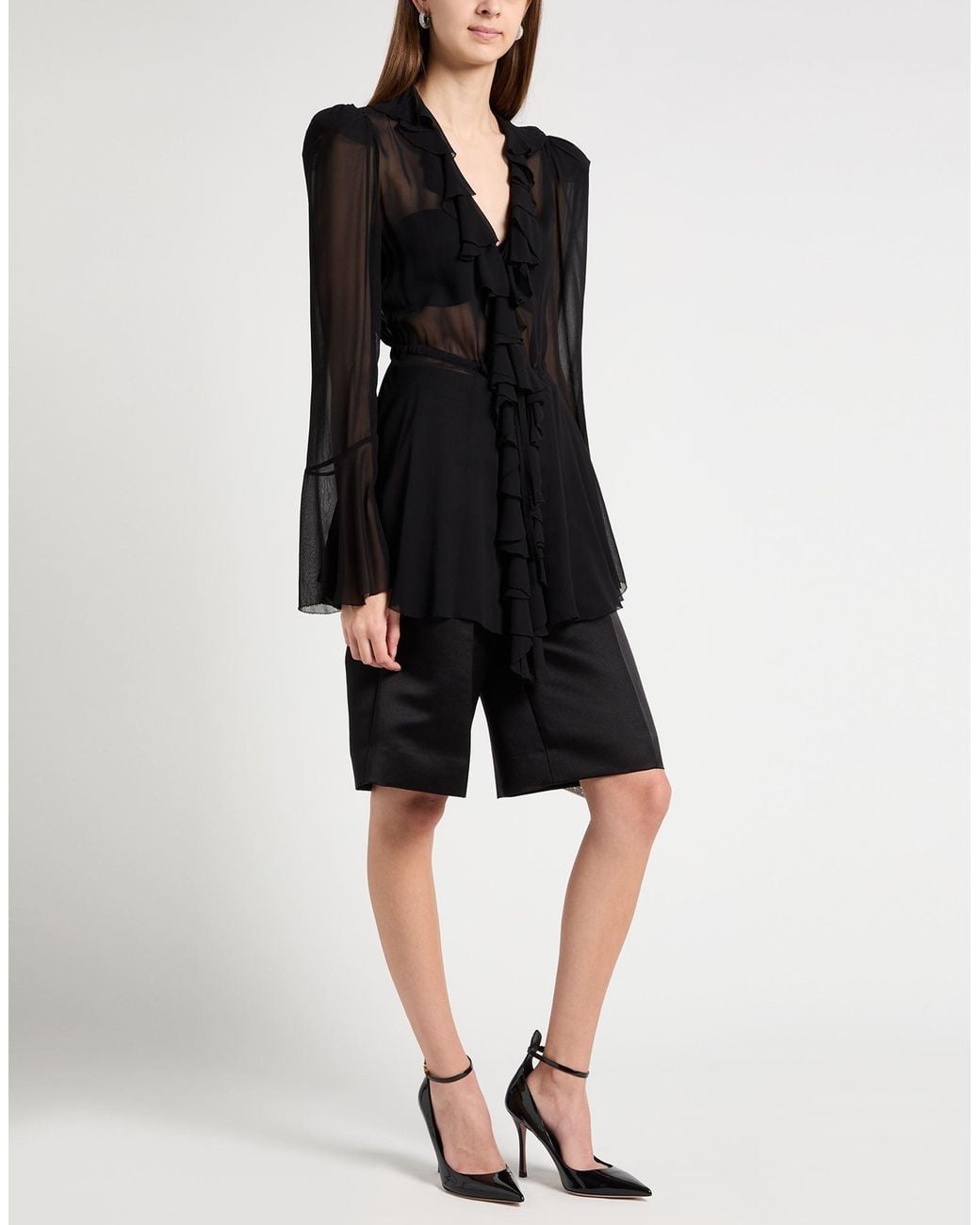 Philosophy Di Lorenzo Serafini Black Shirt Viscose