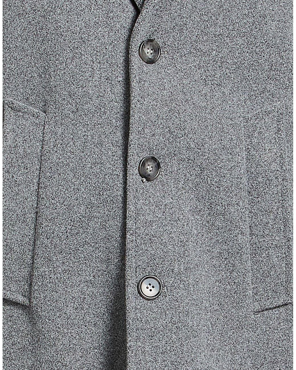 Berna Gray Light Coat Polyester for men
