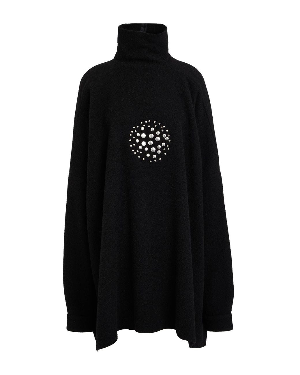 Rick Hand Rick Owens Top Virgin Wool in Black | Lyst