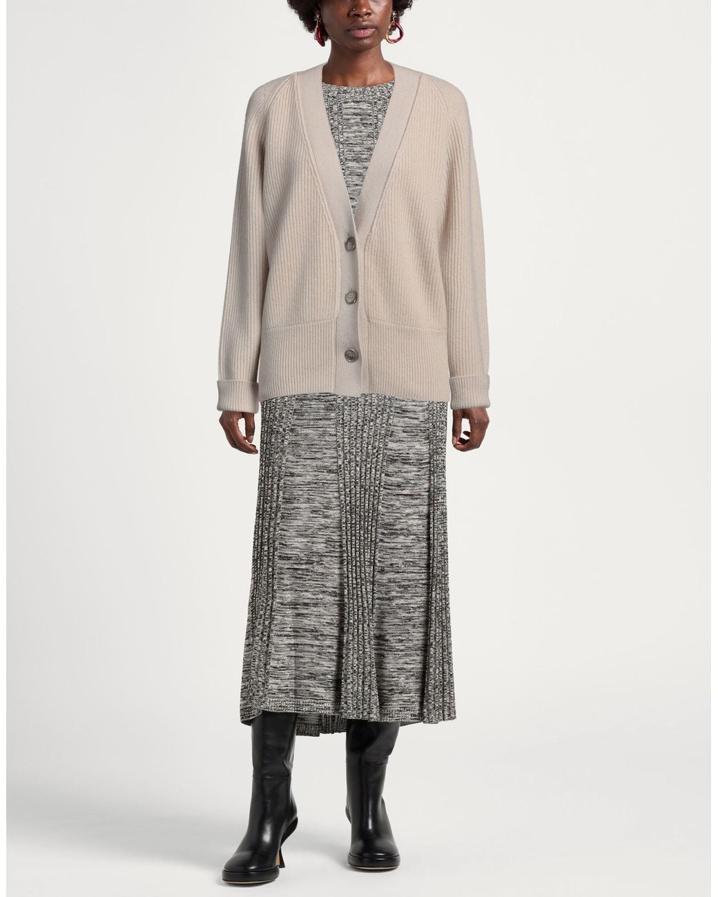 Fedeli Brown Strickjacke