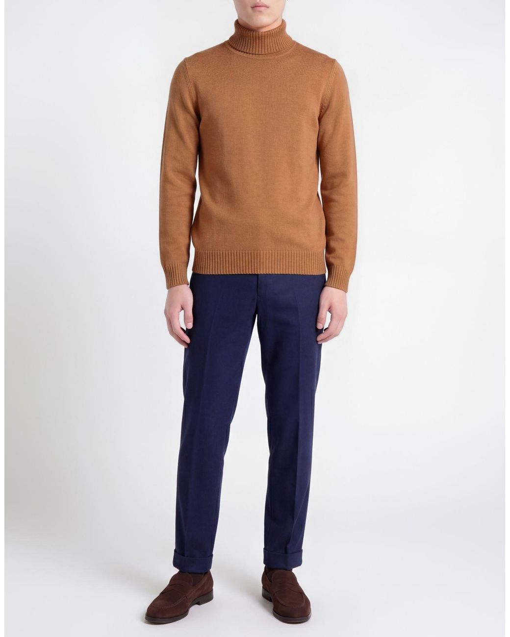 Gran Sasso Brown Turtleneck for men