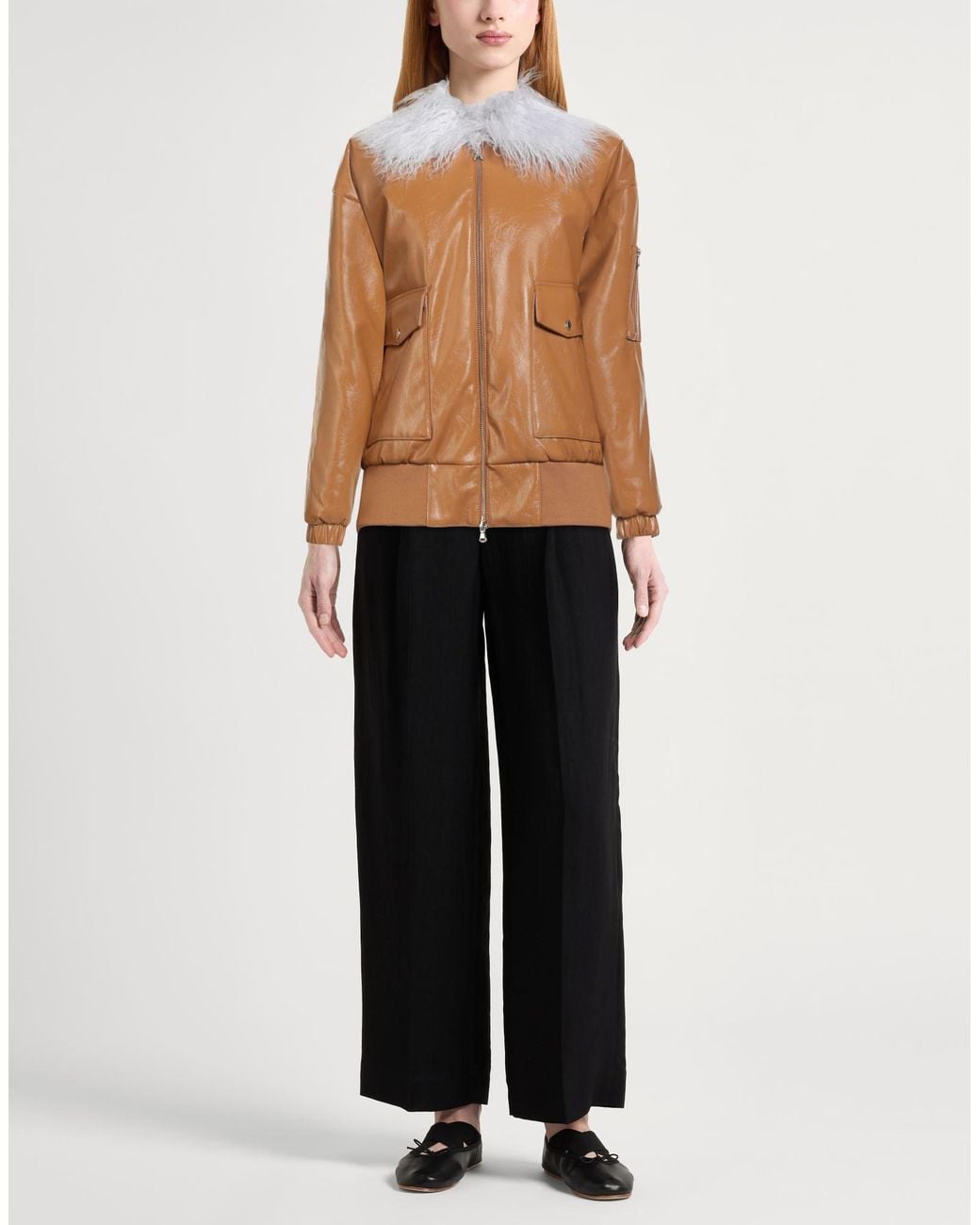 Patrizia Pepe Brown Jackets