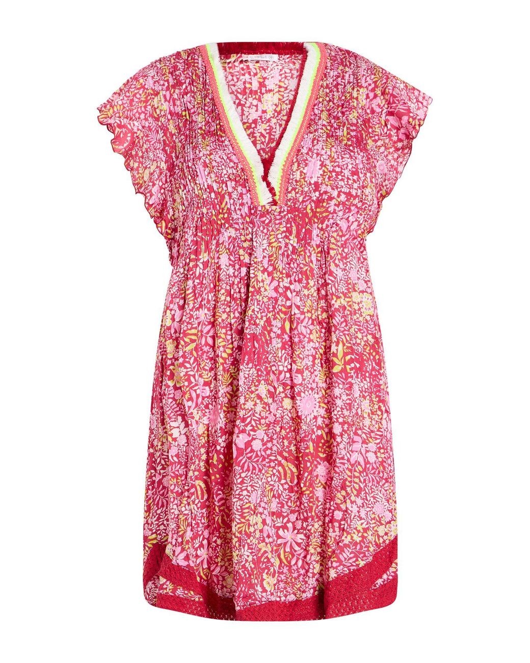 Poupette Pink Mini Dress Viscose