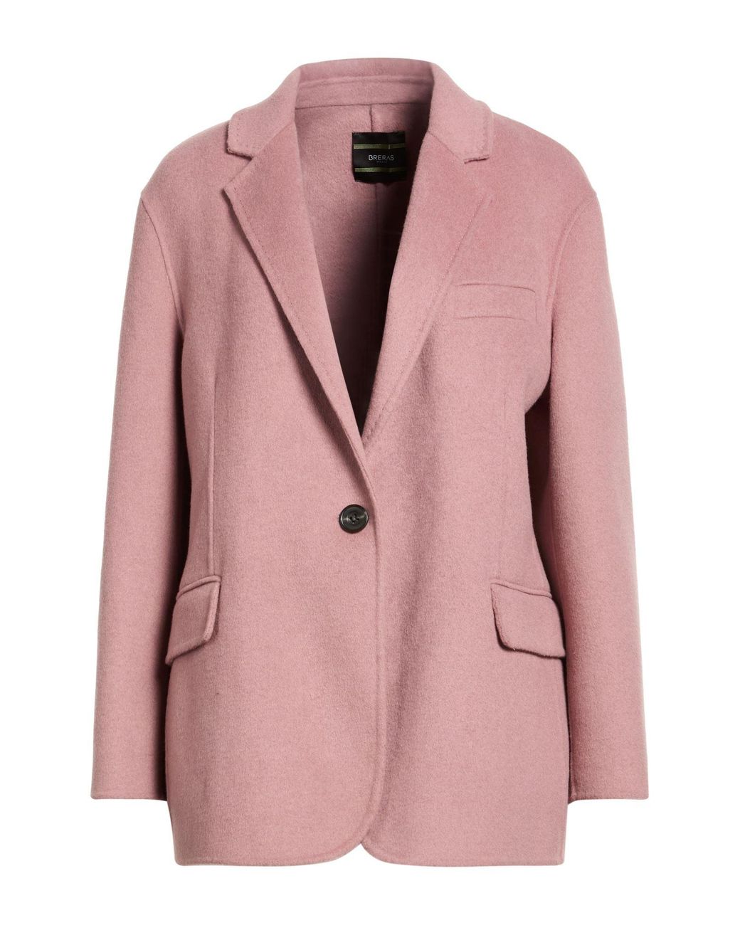 BRERAS Milano Pink Blazer Wool, Polyester