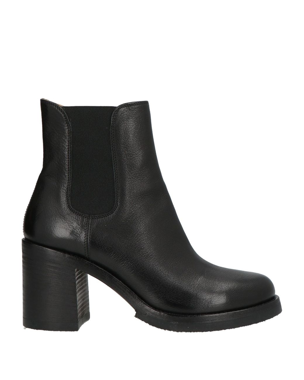 Alberto Fasciani Black Ankle Boots Leather