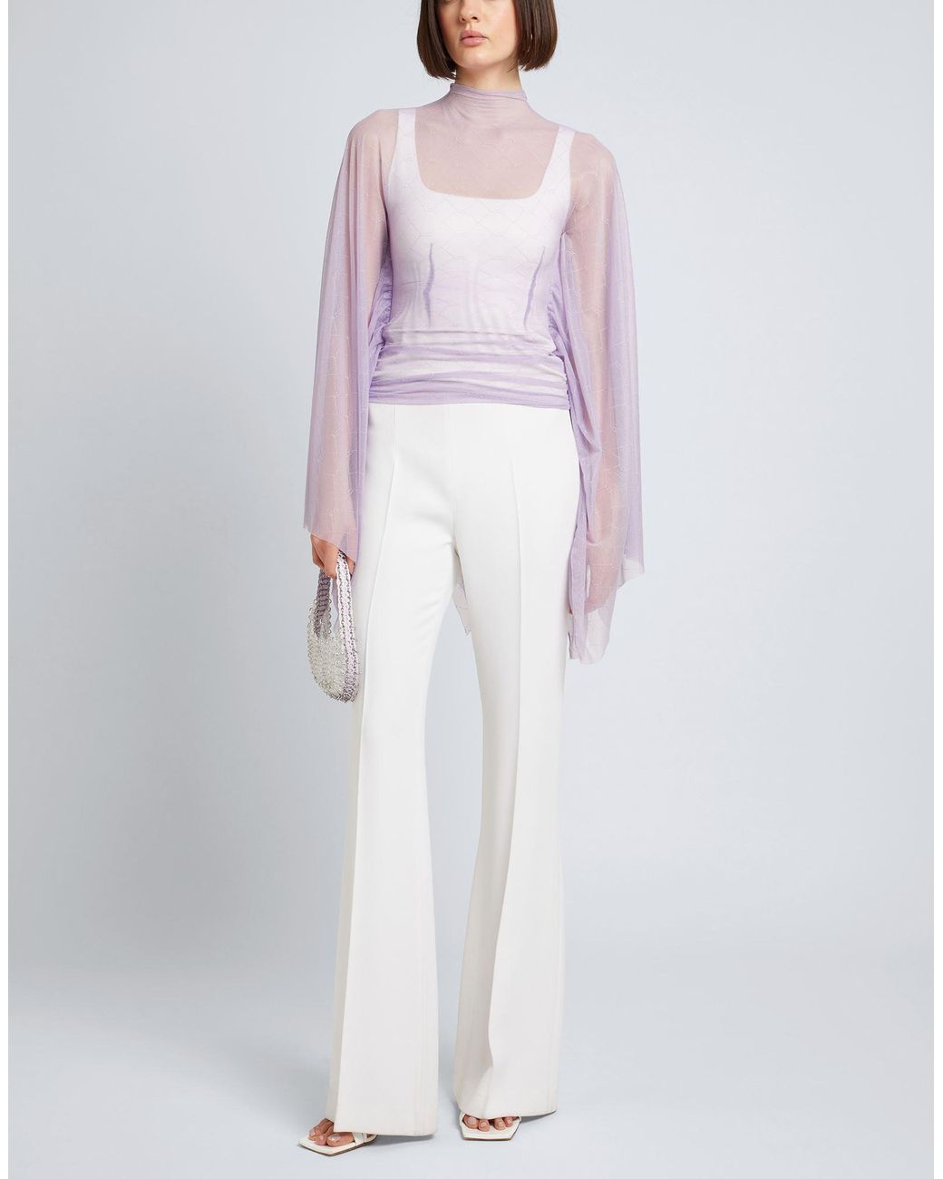 Top LAQUAN SMITH en coloris Purple