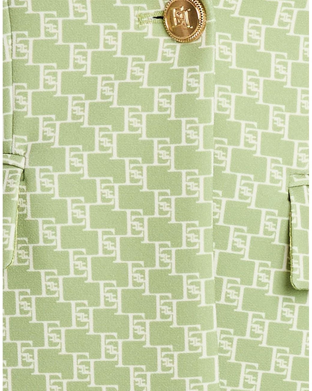 Elisabetta Franchi Green Light Blazer Polyester, Elastane