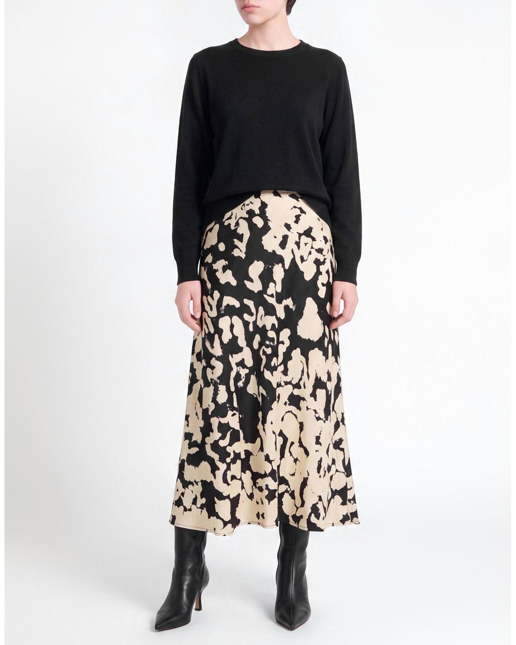 Liviana Conti Black Maxi Skirt