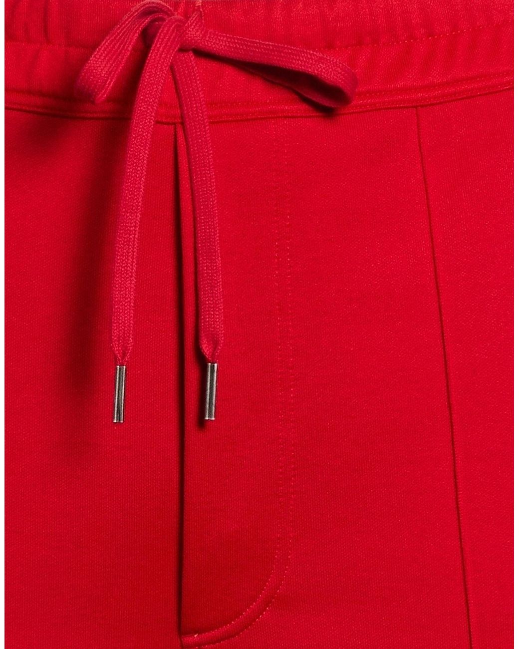 Tom Ford Red Pants Polyester, Cotton, Elastane for men