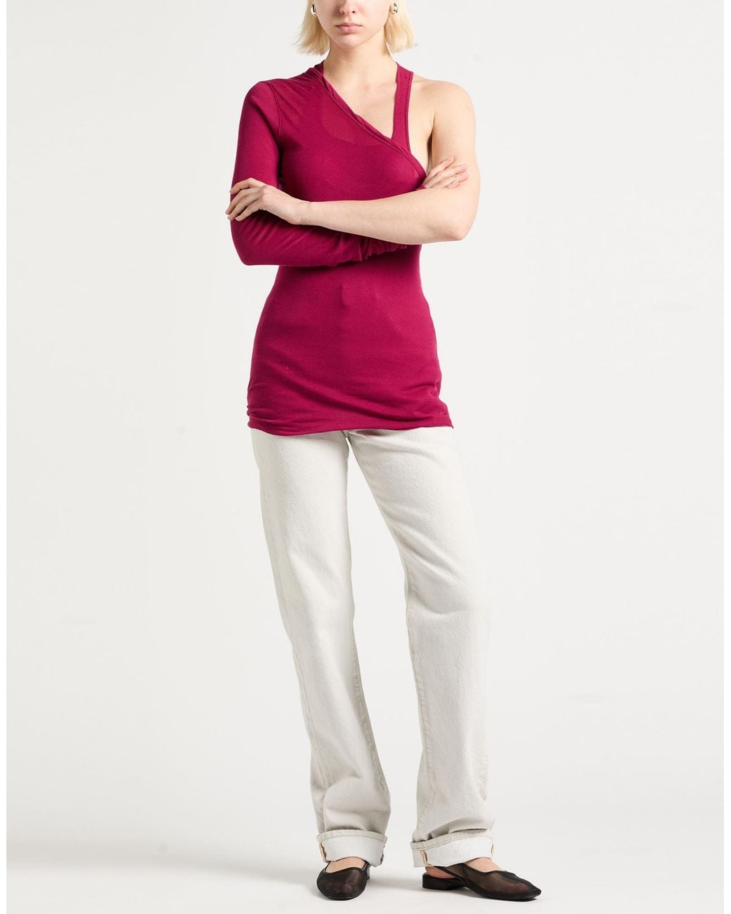 Rick Owens Red Top Cotton