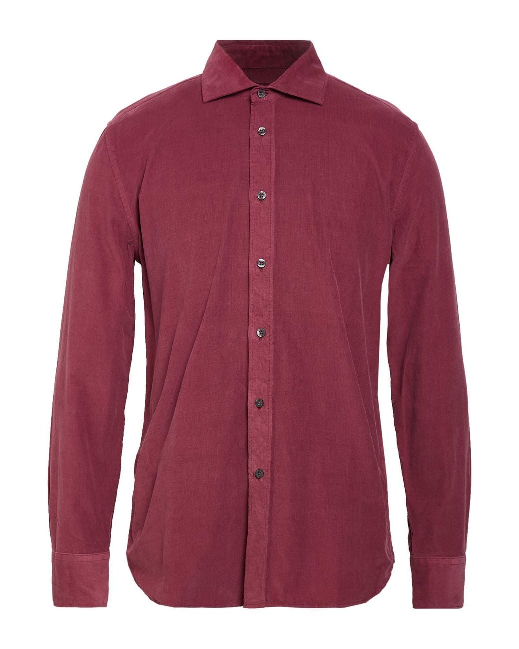 120% Lino Red Shirt for men