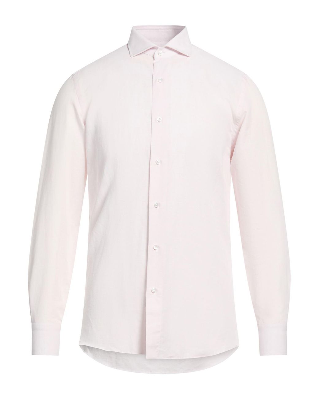 Caruso White Shirt Cotton for men