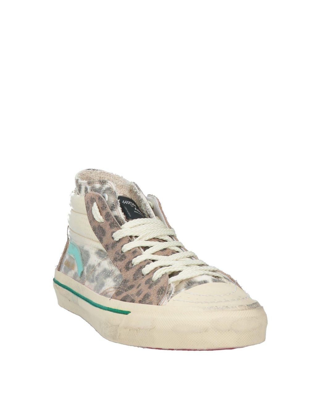 HIDNANDER Natural Khaki Sneakers Leather