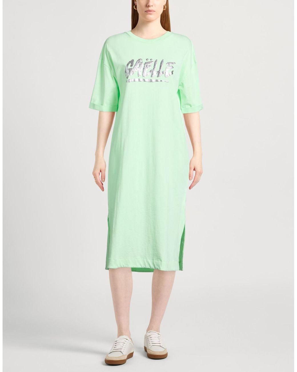 Gaelle Paris Green Midi Dresses